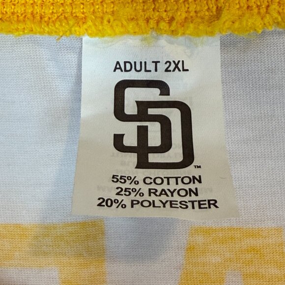 San Diego Padres Shirt Jersey Size 2XL Adult SGA Xander Bogaerts City Connect - Picture 5 of 8
